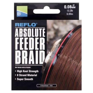 Plecionka Preston Reflo Absolute Feeder Braid 150m 0,12mm - 4