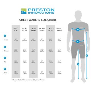 Spodniobuty Preston Heavy Duty Chest Waders - 43 - 5