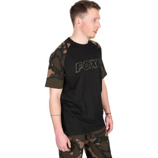Koszulka Fox Black/Camo Outline T - S - 2