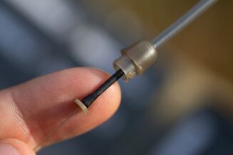 Wypinający Klips Helikopterowy Korda Heli Safe Tubing Kit Gravel - 2