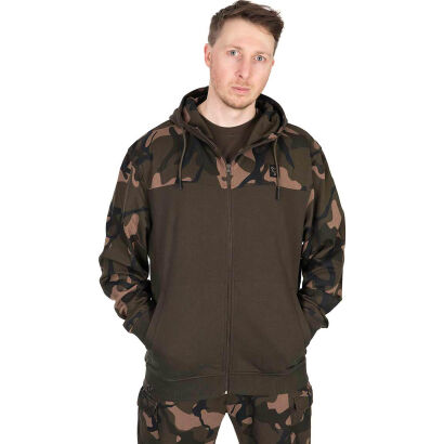 Bluza Fox Lw Khaki/Camo Split Zip Hoody - XXL