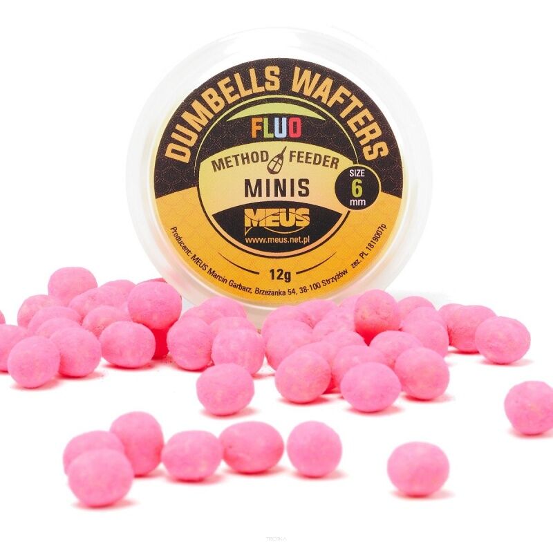 Dumbells Meus Fluo Wafters 8mm Truskawka MINIS