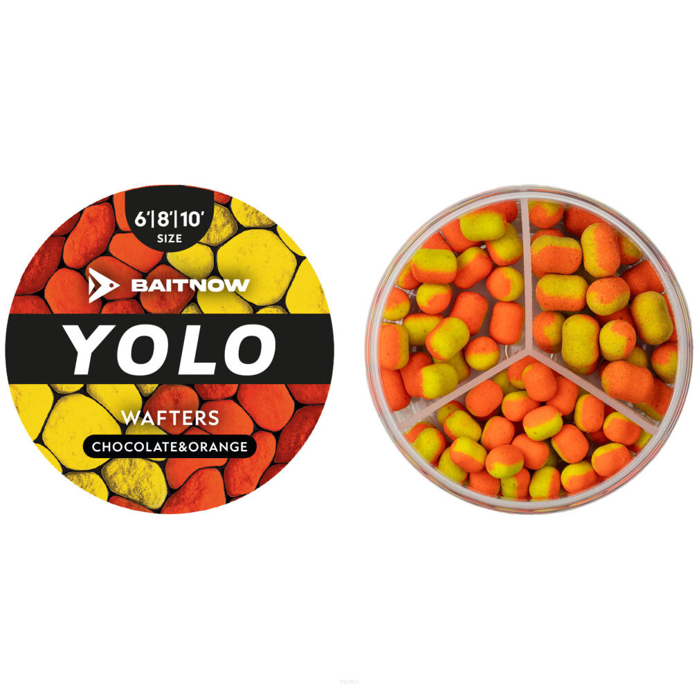Wafters BaitNow Method Feeder Yolo Orange&Yellow Chocolate-Orange 6/8/10mm 24g
