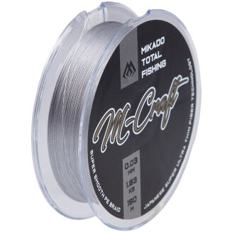 Plecionka Mikado M Craft Braid 0.06mm/3.83kg/150m Steel Gray - 2