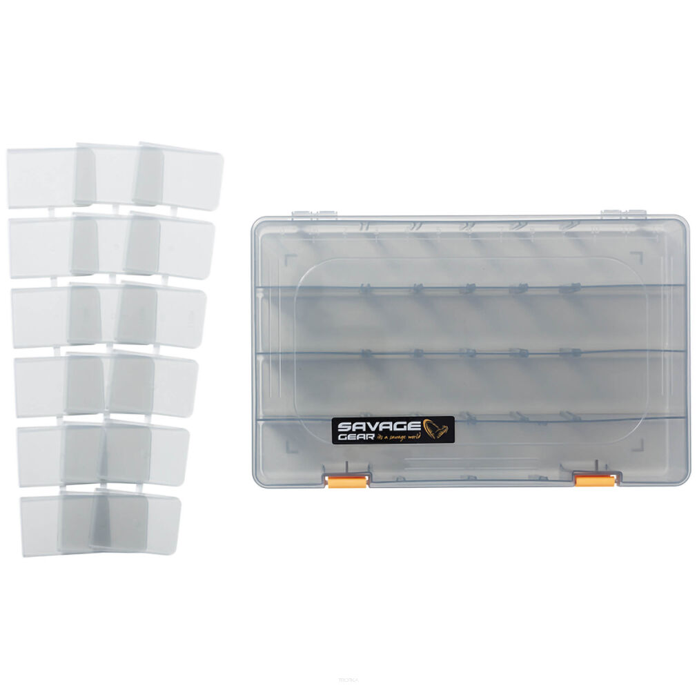 Organizer Savage Gear Lurebox 6B Smoke 36x22.5x5cm
