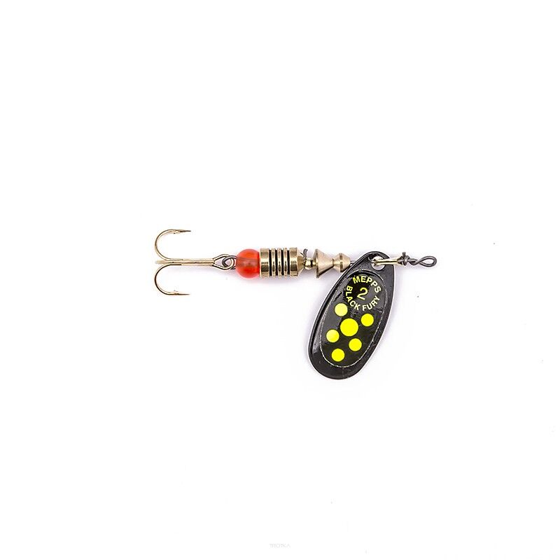 Obrotówka Mepps Black Fury - Black Yellow Fluo - roz. 2