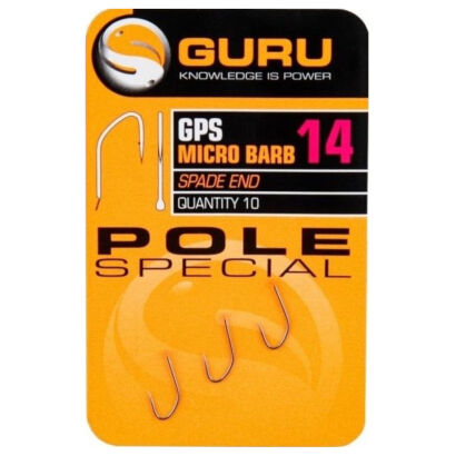 Haczyki Guru GPS Micro Barb Spade End Pole Special - 18
