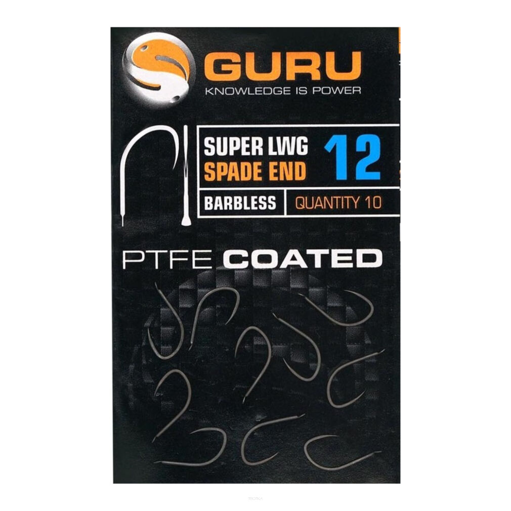 Haczyki Guru Super LWG Spade End Barbless - 12