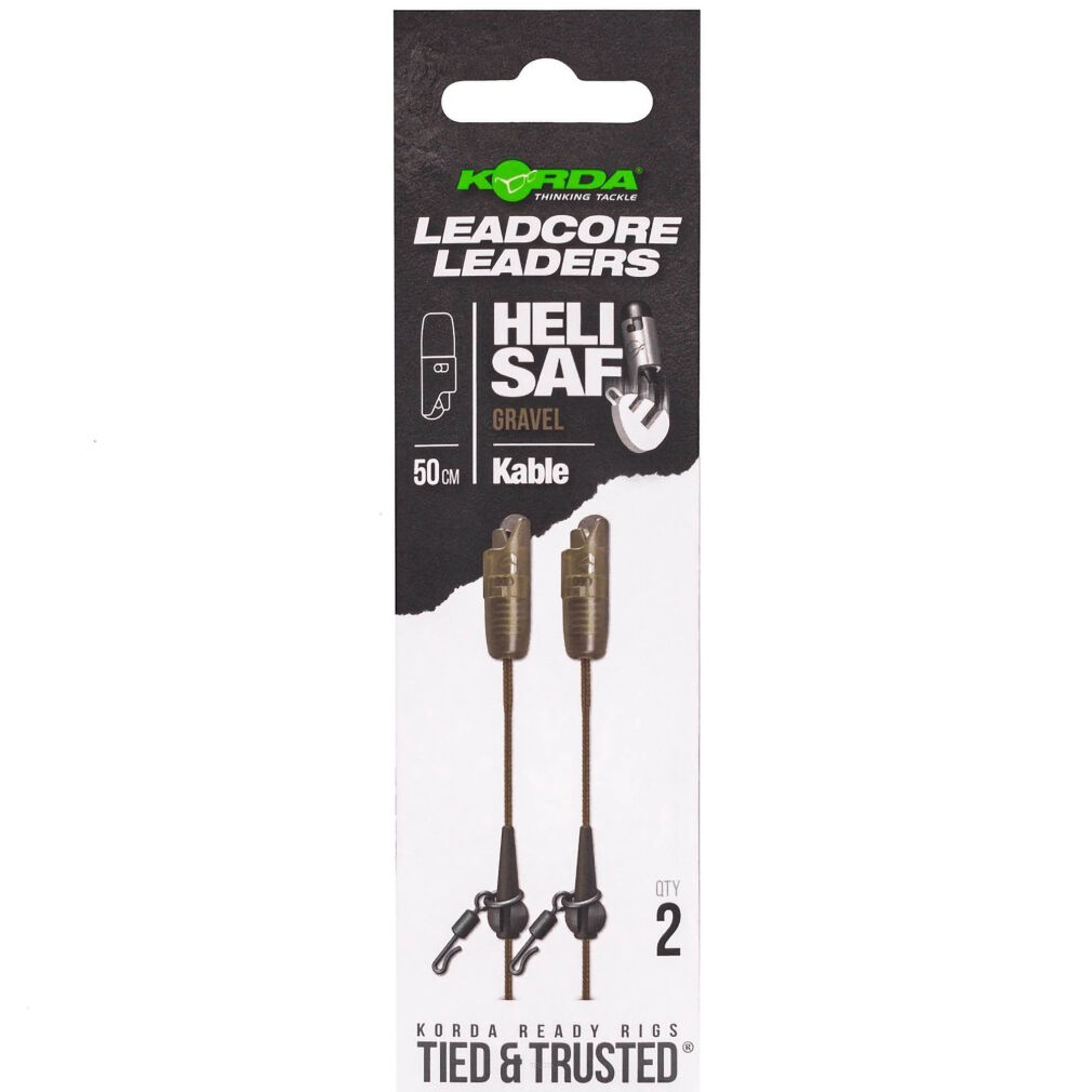 Leadcore Korda Kable Leadcore Leader Heli Safe Gravel 50cm