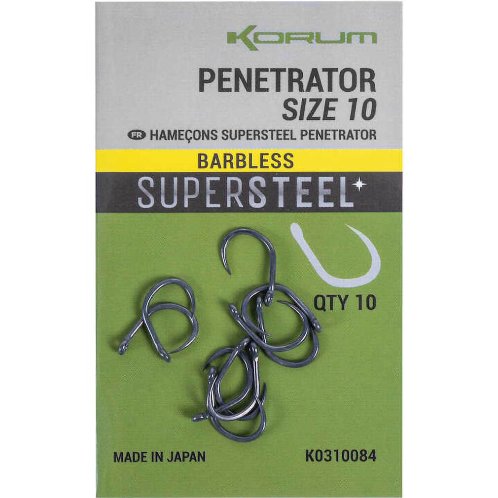 Haczyki Korum Penetrator Barbless - 12