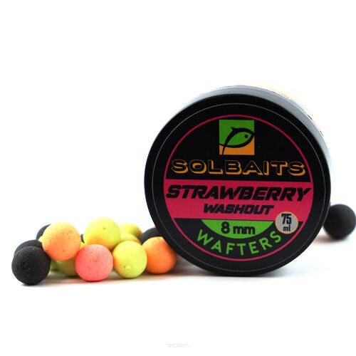 Solbaits Wafters 8mm - Strawberry Washout