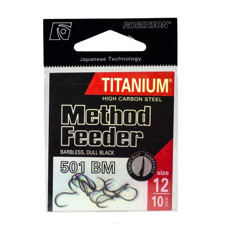 Haczyki do metody Robinson Titanium - Method Feeder 501BM #16