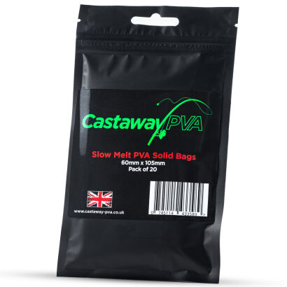 Woreczki Castaway PVA Slow Melt Solid Bags 60mm x 105mm/20szt.