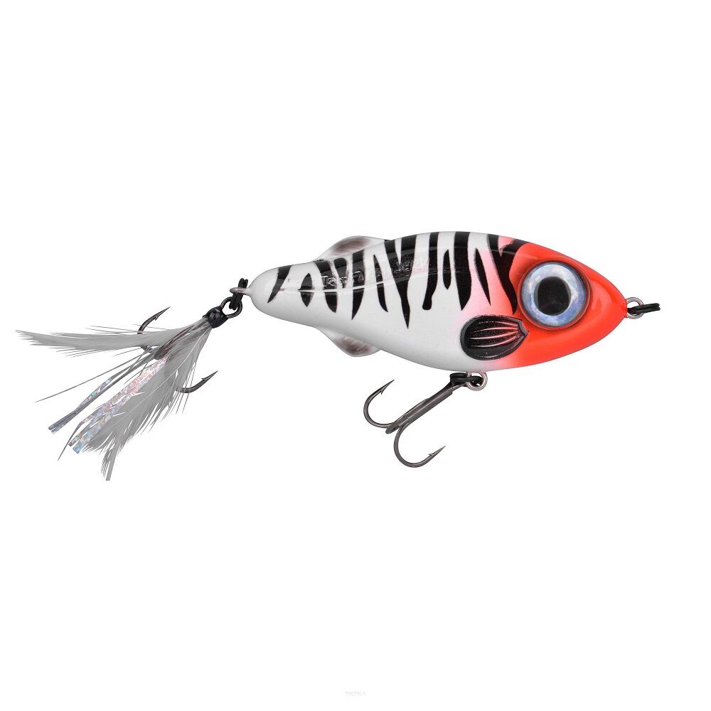 Wobler Spro Iris Flash Jerk 10cm, 37g - Redhead Tiger