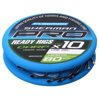 Przypony Flagman Sherman Pro Carp 80cm 0.128mm - 12 - 2