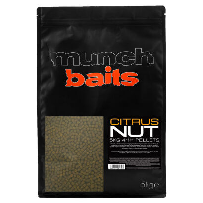 Pellet zanętowy Munch Baits 4mm - Citrus Nut 5kg