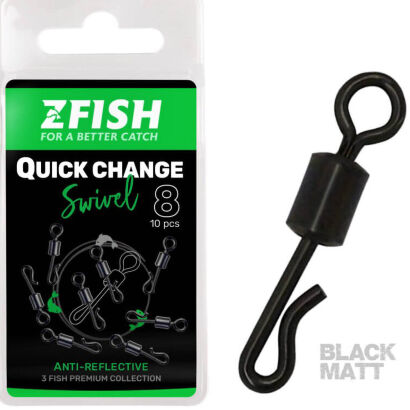 Krętliki Zfish Quick Change Swivel Matt - 10