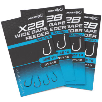 Haczyki Matrix X2B Wide Gape Feeder Barbed - 10 - 5