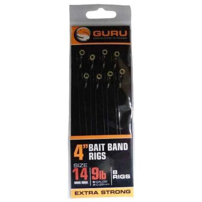 Przypony Guru Bait Band Rigs Hook 10cm - 12