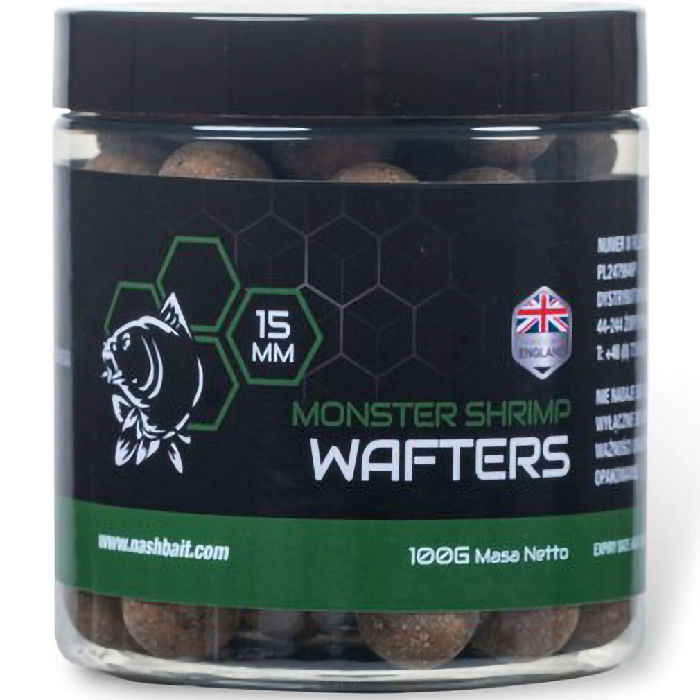 Kulki NashMonster Shrimp Wafters 15mm 100g