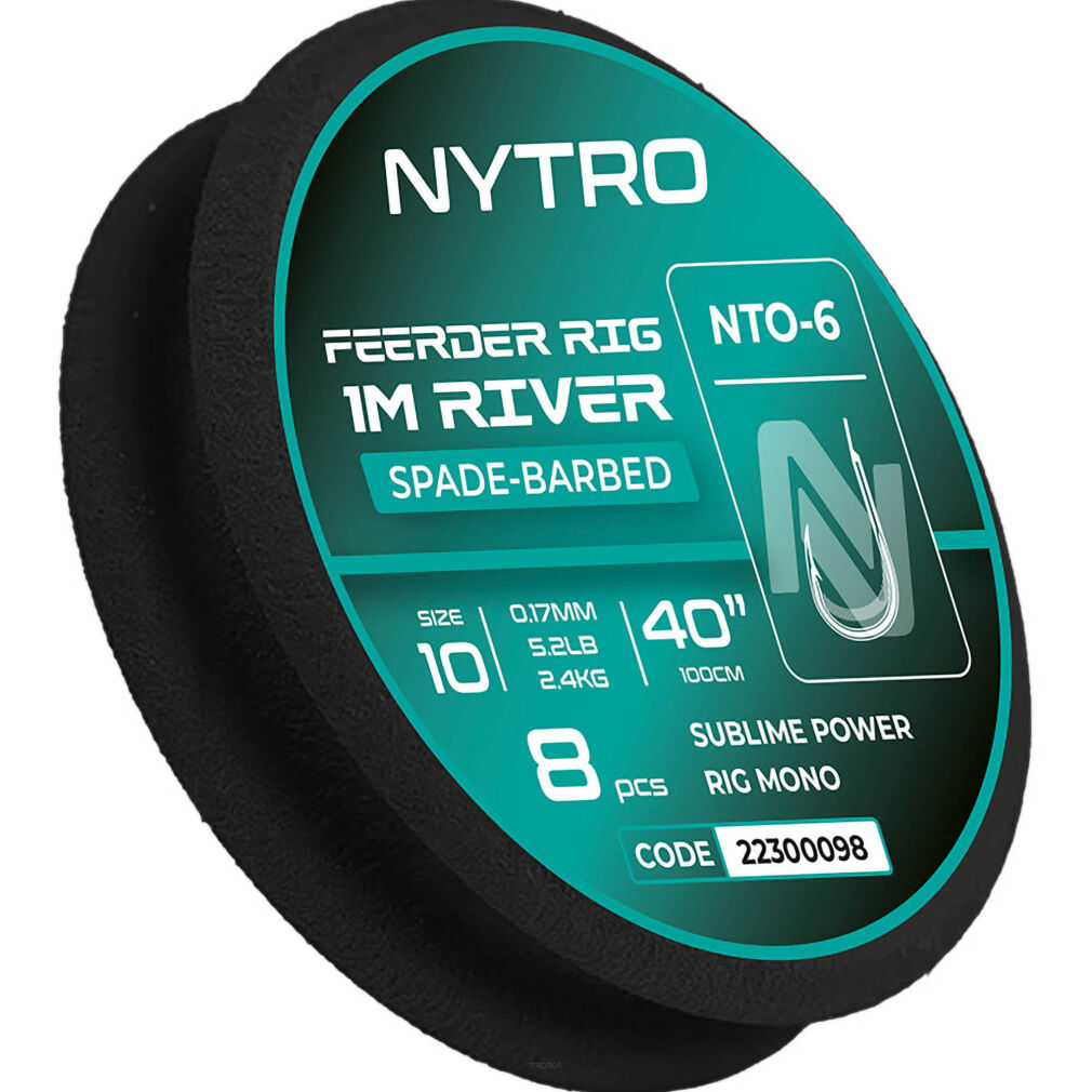 Przypony Nytro Nto6 Feeder River 10/0,17mm/100cm