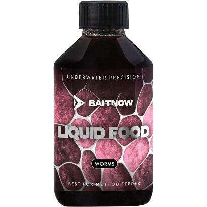 Liquid BaitNow Method Feeder Liquid Food Worms 250ml