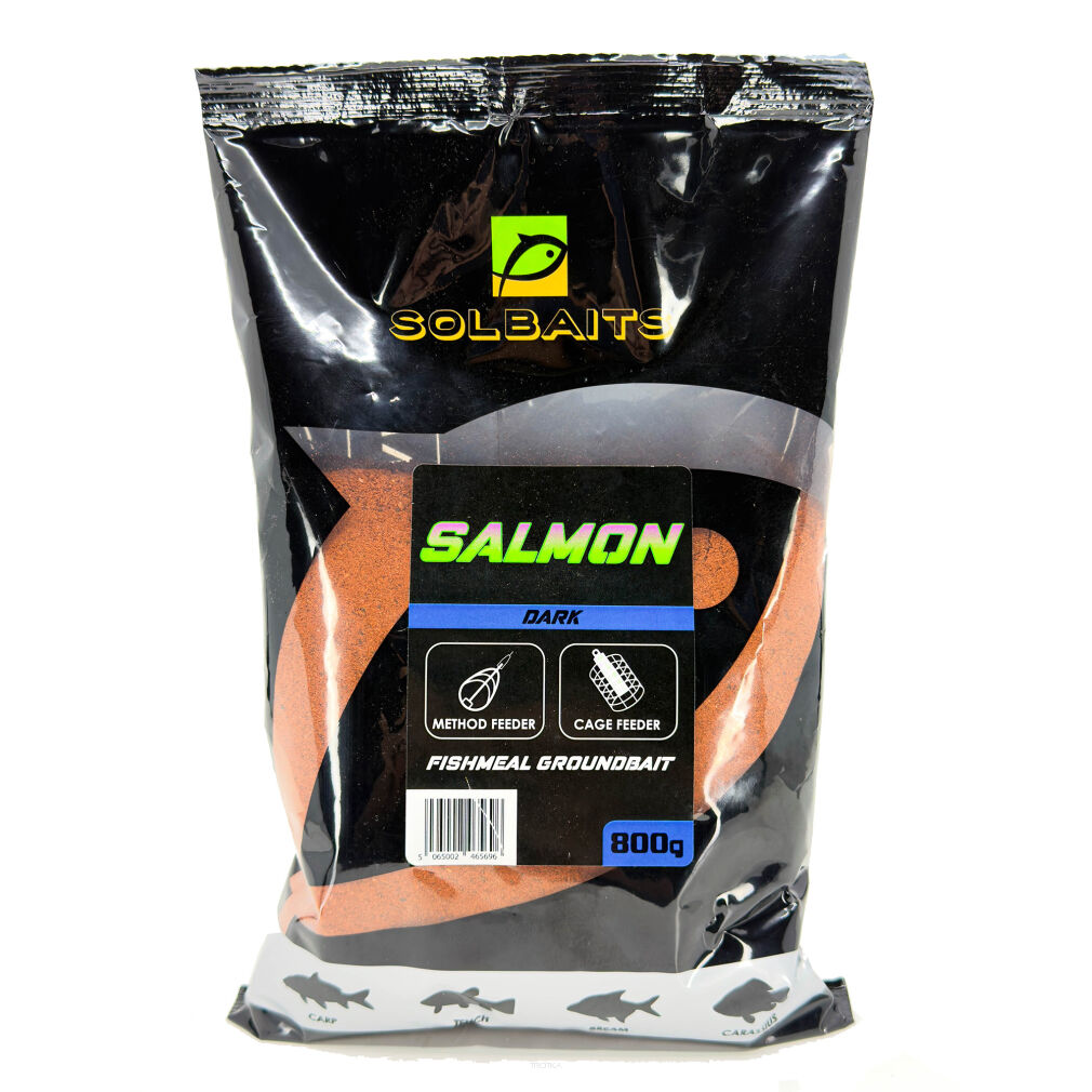 Zanęta Solbaits Salmon Dark 800g