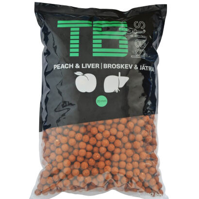 Kulki TB Baits Peach Liver 10kg 20mm