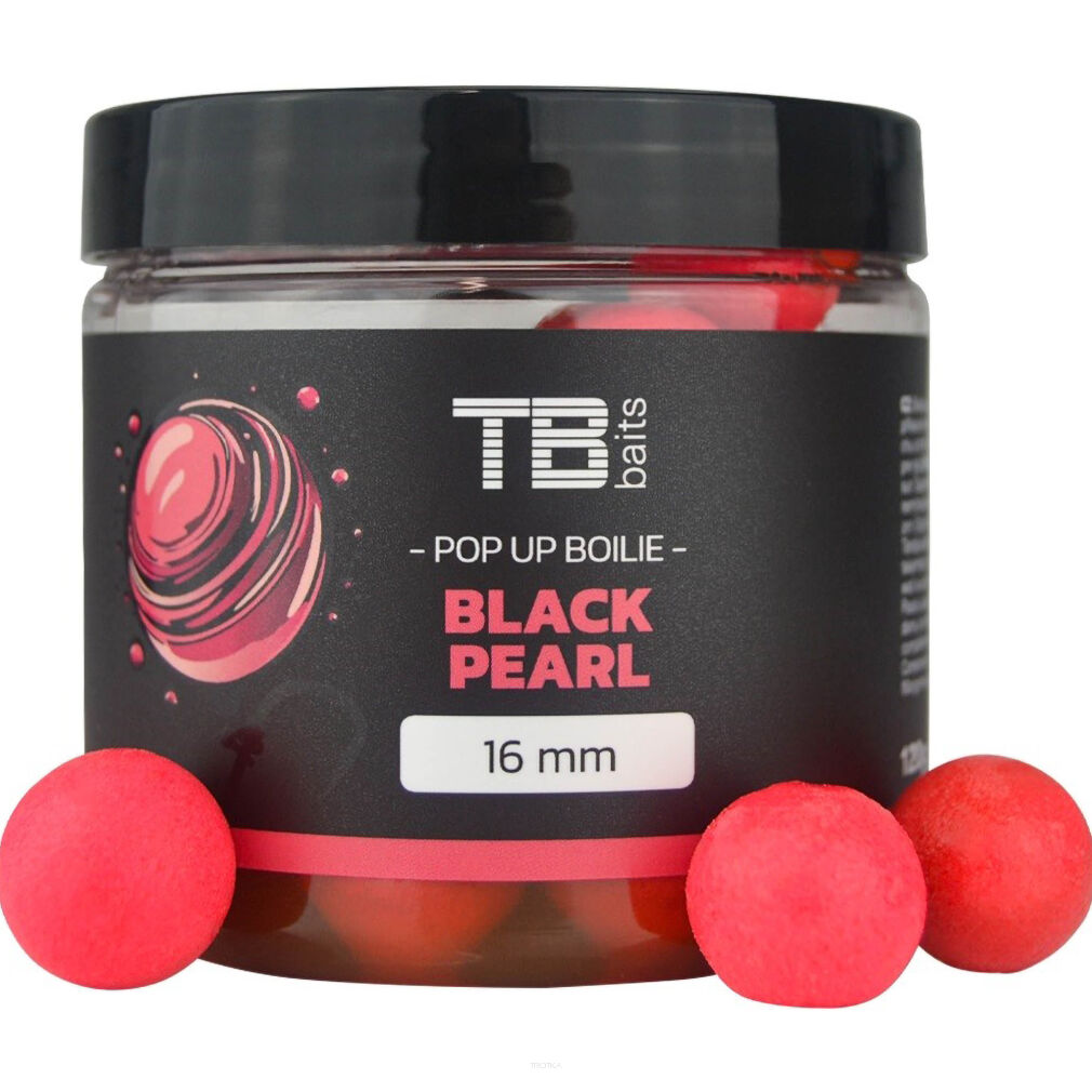 Kulki W Dipie TB Baits Floating Pop-Up Pink Black Pearl + NHDC 65g 12mm