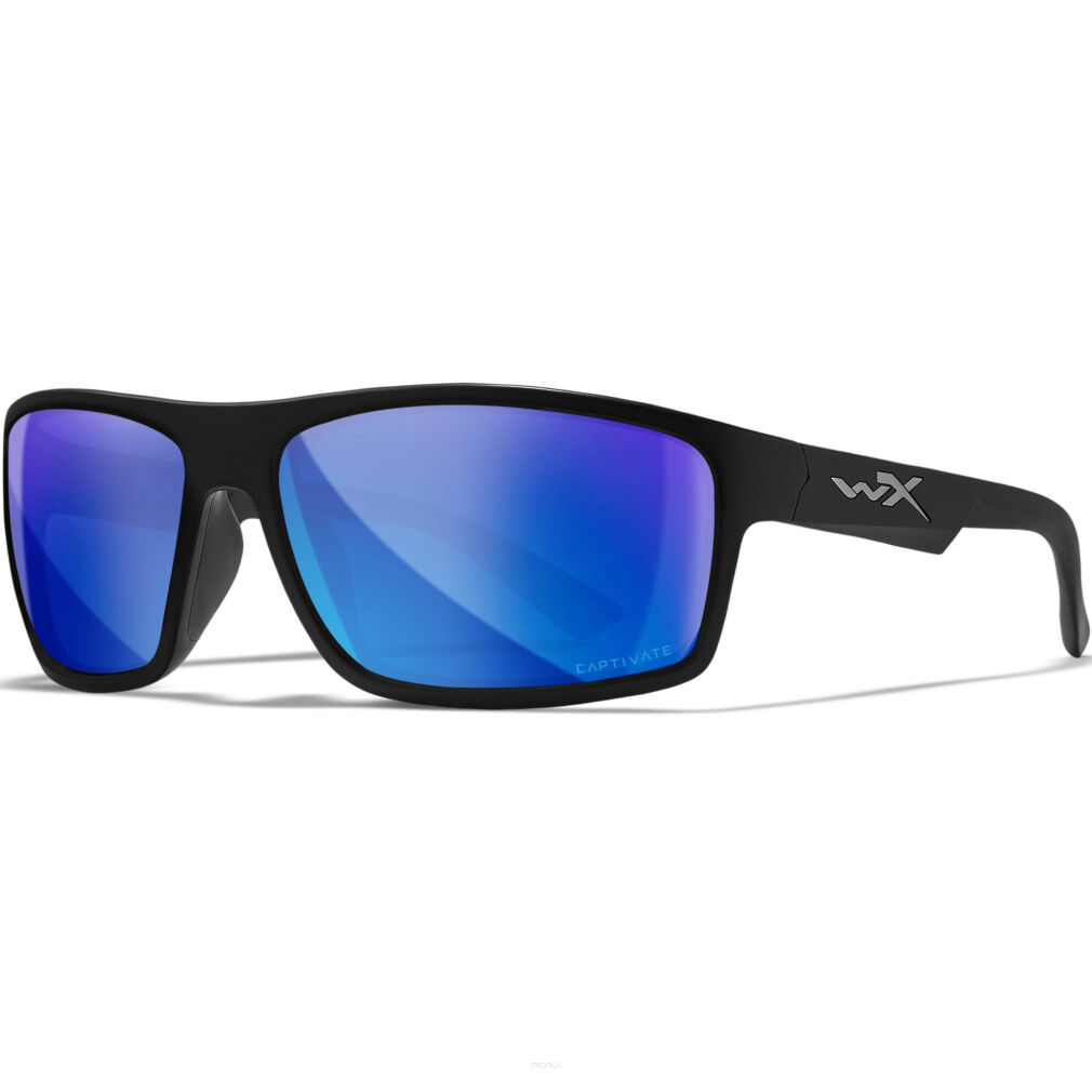 Okulary Wiley X PEAK Captivate Blue Mirror Matte Black Frame