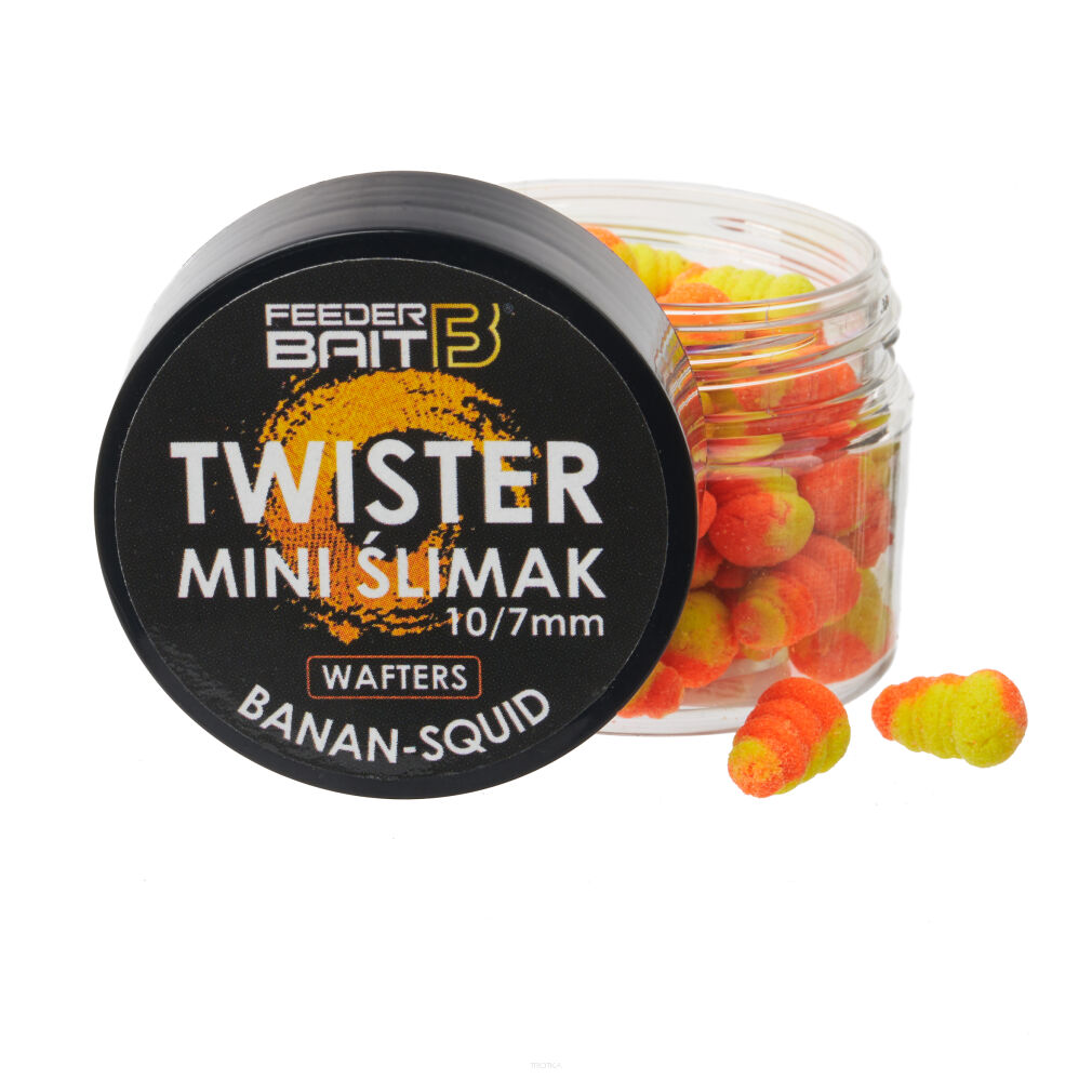 Przynęty do metody Feeder Bait Wafters Mini Ślimak - Banan&Squid