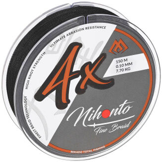 Plecionka Mikado Nihonto Octa Braid 0.26mm/22.6kg/150m Czarna - 2