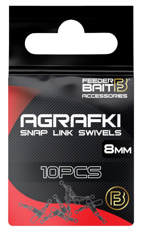 Agrafki Feeder Bait - Snap Link Swivels 8mm