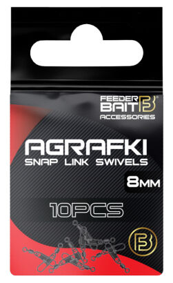 Agrafki Feeder Bait - Snap Link Swivels 8mm