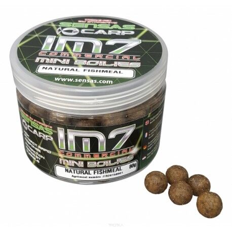 Kulki haczykowe Sensas IM7 mini boilies 10mm - Natural Fishmeal 59536