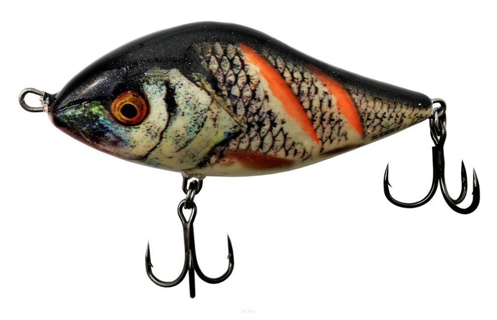 Salmo Wobler Slider 7cm UV Wounded Real Grey Shiner Sinking