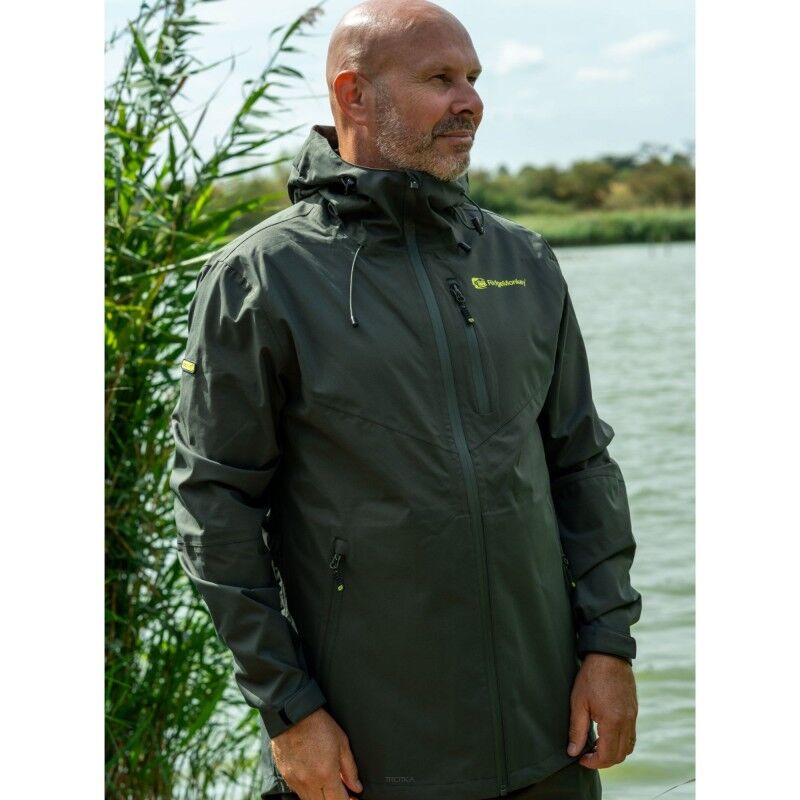 Kurtka Ridge Monkey APEarel ThermaPro Waterproof Shell Coat Green - XXL