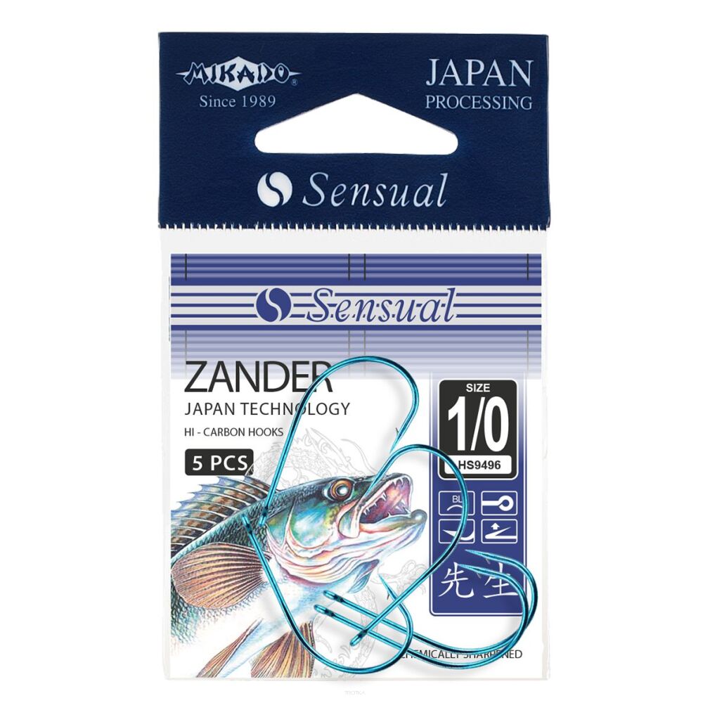 Haczyki Mikado Sensual - Zander roz. 3/0 BL