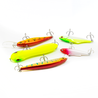 Miracle Fish zestaw przynęt 5szt. woblery cykady popper - 2