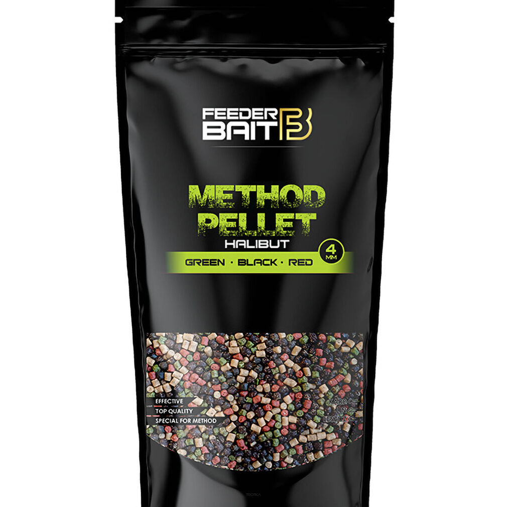 Pellet Feeder Bait Green Black Red Halibut 4mm