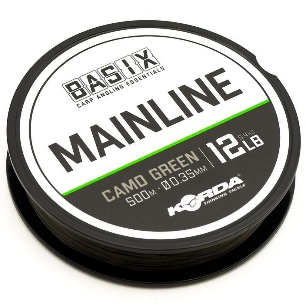 Żyłka Korda Basix Mainline Camo Green 0,40mm 15lb 500m