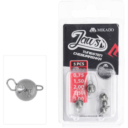 Zestaw Cheburashka Wolframowa Mikado Jaws (0.75g/1.5g/2g/2.5g/3g)