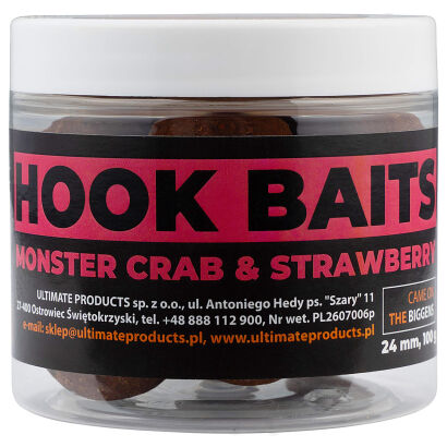 Kulki Ultimate Products Monster Crab & Strawberry Hookbaits 24mm