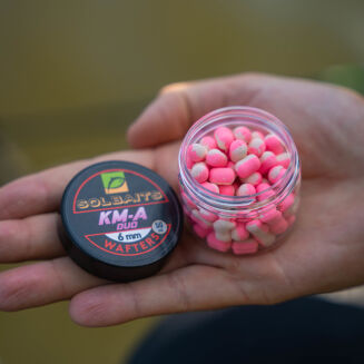 Wafters Solbaits KMA Duo Pink-White 6mm 50ml - 2