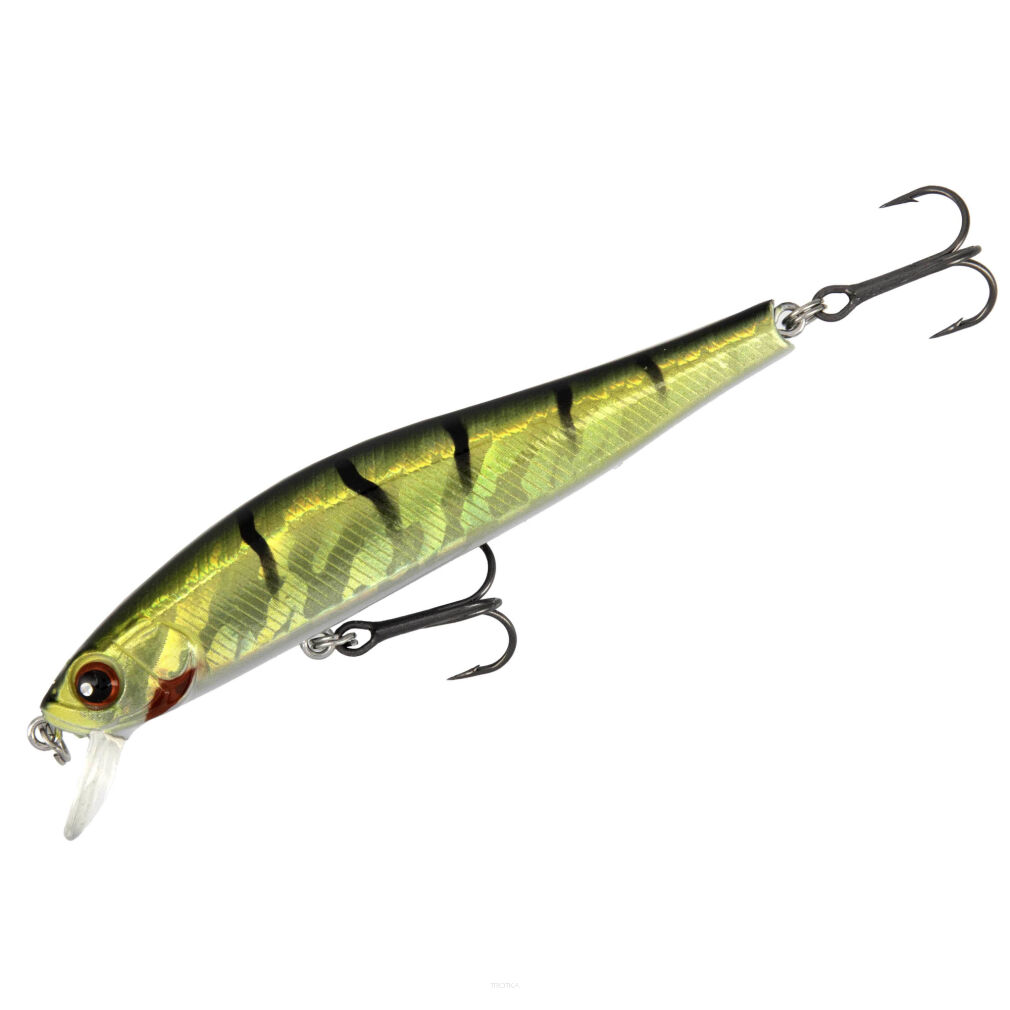 Wobler Mikado Jive 90mm 10.5g Green Perch Suspending