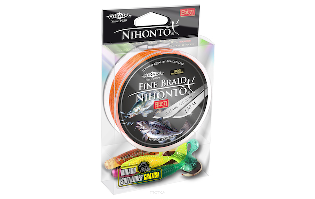 Plecionka Mikado Fine Braid Orange - 150m/0,12mm