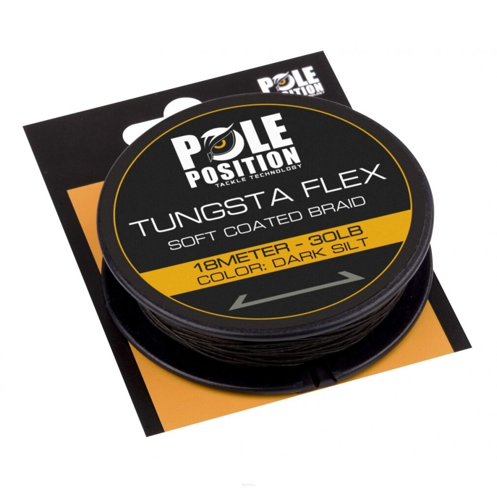 Pole Position Tungsta Flex 30lb Dark Silt 18m