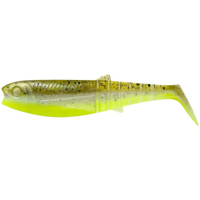 Guma Savage Gear Cannibal Shad B 12.5cm 20g Green Pearl Yellow