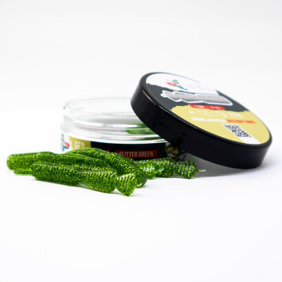 Great Fish GF2 Leech Glitter Green No Scent 60mm 1.8g 10szt.