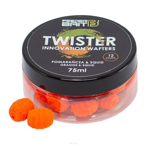 Przynęty do metody Feeder Bait Twister Wafters  12mm - Squid & Pomarańcza